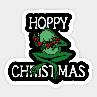 Hoppy Christmas Sticker